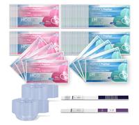 Accufast Ovulation & Pregnancy Test Kit - 20 LH Ovulation Strips + 5 hCG Early Detection Pregnancy Strips | Fertility Tracking Combo Kit for Women Trying to Conceive at Home - 1 Month Supply