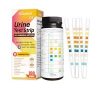 Accufast Urine Test Strips x 100-11 Parameter UTI Test Strips for Infection - Urinalysis Urine Test Strips Home Health Monitoring - Urinalysis Testing Kits for Women & Men