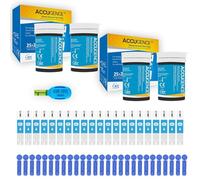 ACCUGENCE 3in1 Multifunctional Blood Glucose Monitor and Test Strips (50 Test Strips)