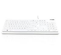 AccuMed Value Keyboard - 105 Key IP68 Sealed Antibacterial Medical Keyboard
