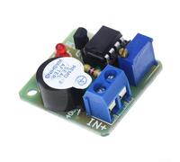 Accumulator Alarm Module With Buzzer And LED Indicator For 9V Battery At 8V Or 12V Battery At 10.4V Cutoff With Polarity Protection