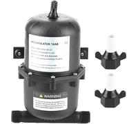 Accumulator Pressure Tank,0.75 L Tank-Marine RV Marine Accumulator Pressure Water Pump Flow Control 125PSI Waterproof Pressurized Water Tank for Marine RV Boat