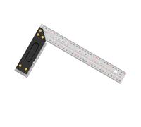 Accuracy 90° Right Angles Layout Square Steel Marking Rulers With Clear Scale For Woodworking & Carpentry Projects Use Resistant Layout Rulers