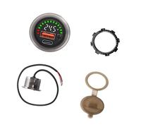 Accuracy Battery Monitor Displaying Real Time Electric from 7V to 30V Ranges Integrated Panel Voltmeter for Vehicle ABS Potential Display