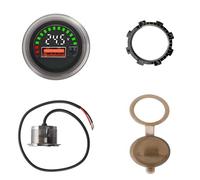 Accuracy Battery Monitor Displaying Real Time Electric from 7V to 30V Ranges Integrated Panel Voltmeter for Vehicle ABS Potential Display