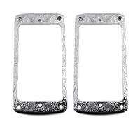 Accuracy Constructed Double Turn Pickup Highlighting Decorative Metal Frame Tall Loyalty Sound for Guitar Upgrades Humbucker Pickup Metal Incised