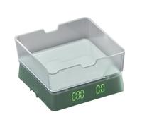 Accuracy Digital Coffee Scale with Constructed in High Accuracy Clock for Excellent Brewing Control Highlighting Permanent PC Reinforced Glass Sports Car Clear LED Display Four Thousand Home Baristas