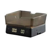 Accuracy Digital Coffee Scale with Constructed in High Accuracy Clock for Excellent Brewing Control Highlighting Permanent PC Reinforced Glass Sports Car Clear LED Display Four Thousand Home Baristas