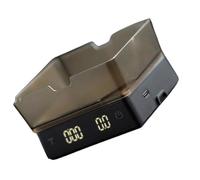 Accuracy Digital Coffee Scale with Constructed in High Accuracy Clock for Excellent Brewing Control Highlighting Permanent PC Reinforced Glass Sports Car Clear LED Display Four Thousand Home Baristas