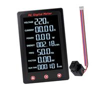 Accuracy Digital Power Meter with LCD Display and Backlight for Current High Precisions Digital Display Meter with Large LCD Screen and White Backlit for Voltages Current Power