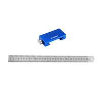 Accuracy Engineered Woodworking Measuring Tool Featuring Aluminum Build & Sliding Positioning Mechanism for Project Aluminum Measuring Rulers for Carpentry