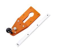 Accuracy Grooving Tool with 16mm Thickened Base Plate Adjustable 2 72cm Guide Rails for Wood Edges Trimming Suitable with Various Router Brands Multiple Scenario Wood Edge Finishing Tool