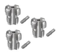Accuracy Internal Thread Cutter Strong Metal Construction Plumbing Tool Pipes Threading Tool for 0.5 3/4inch Pipe Professional Grade Water Pipe Threader