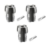 Accuracy Internal Thread Cutter Strong Metal Construction Plumbing Tool Pipes Threading Tool for 0.5 3/4inch Pipe Professional Grade Water Pipe Threader