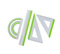 Accuracy Measuring Tool Aluminum Ruler Collections Surfaces Engineering Drafting Classroom Essential Lightweight Math Tool