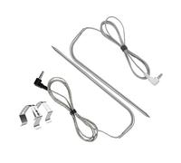 Accuracy PT1000 BBQ Temp 304 Rustless Probe for Smoker Grill Meat Roasting 50-300℃ BBQ Temperature Probes Replacement Meat Temperature Probe