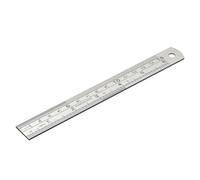 Accuracy Steel Drawing Ruler with Double Scale Systems Metric Royal Marks Easy to Use for Engineers Strong Ruler