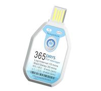 Accuracy Thermometers Logger 68000 Points 365Days Temperature Data Measuring from 30℃ to 70℃ Temperature Data USB