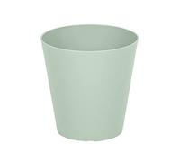 ACCURAE 16cm Round Pot Plant Cover.Available in a selection of contemporary colours with a high-gloss finish, they will add a touch of chic to any room. (SILVER SAGE)