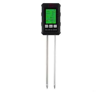 Accurate 6 in 1 Soil Tester for PH, Moisture, Fertility, Light Level, Temperature and Ambient Humidity Monitoring in Various Planting Locations