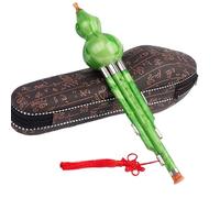 Accurate And Durable Hulusi, Anti-fall Imitation Mahogany C Tone B Flat Tone, Adult Beginner Hulusi hulusi instrument(2,B flat)