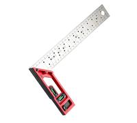 Accurate Carpentry Layout Instrument with Marking, Bubble Indicators, Multiple Hole Designs Woodworking Tool Efficient Multiple Angled Measuring Square Adjustable Ruler