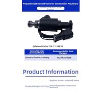 Accurate Control Solenoid Valve 714-11-16830 for Hydraulics | High-strength construction, resistant, stable under pressure, exact fit guarantee