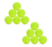 ACCURATE Durable Sport Play Tennis Cricket Dog Toy Ball with Mesh Carrying Bag, Sturdy & Durable, Great For Lessons, Practice, Throwing Machines Adults Children Exercise Pets (12 PK)