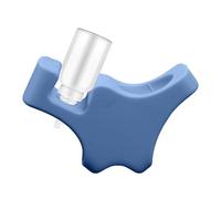 Accurate Eye Guide, Ergonomic Drop Assist, Blue Eyedrop Applicator with Stable Grip, Flexible Silicone Aid with Leak Resistant Design, Vision Care Tool with Compact Build, Drop Support