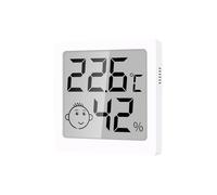 Accurate Indoor Temperature Hygrometer with Backing Stand Placement Display ABS Build ABS Wall Mountable Hygrometer Thermometers