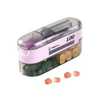 Accurate Pill Cutter Separator - Stainless Steel , Transparent Case, Compact Adjustable Tool For Cutting Accessories | Reliable Help For Caring Patients