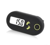 Accurate Portable Pedometer for Walking Running Hiking with 3D Sensor Technology and Large LCD Display, Silent Operation and Simple Use