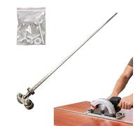 Accurate Positioning Guide - Stainless Steel | Craft Gauge Tool with 60cm Adjustable Rail, Precision Cutting Guidelines | Construction Workshops Carpentry Metal