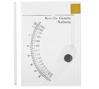 Accurate Sea Hydrometer Saltwater Salinity Meter Specific Gravity Tester for Aquarium Fish Tank Marine Brackish Water Plastic 13x9.1x1.7cm