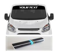 Accurate Signs Custom text Van Sun strip Windscreen 2000 x 300mm Self Adhesive