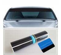 Accurate Signs | Gloss Black Sunstrip 8" 1400 x 200mm Sun Strip Windscreen Sticker