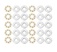 Accurate Thrust Ball Bearings 10pcs Set | F2.5-6M F3-8M F4-9M F4-10M High Speed Steel Bearings | Low Friction for Machinery/Equipment Maintenance | Completely Unused (F4-9M 4 * 9 * 4mm)