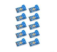 Accurate Voltage Detection Module For Arduino Compatible With Dc 0-25v Input Range Fine Resolution Analog Sensor Board For Electronic Circuits And Power Supply Monitoring Tasks Green(10PCS)