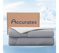 ACCURATEX Cooling Blanket 140 x 200 cm, Summer Blanket with Q-Max > 0.45 Arc-Chill Cooling Fibre, Lightweight & Breathable for Hot Sleepers, Night Sweats and Climate Control, Cooling Blanket for