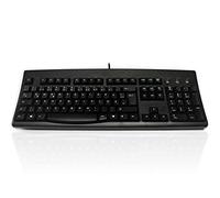 Accuratus 260 GERMAN - PS/2 Full Size Professional German Layout Keyboard with Contoured Full Height Touch Typing Keys & Patented One Touch Euro Key
