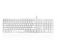 Accuratus 301 MAC SPANISH - USB Full Size Apple Mac Multimedia Keyboard with Square Keys