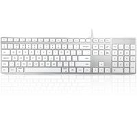 Accuratus 301 MAC - USB UK Wired Full Size Apple Mac Multimedia Keyboard Silver