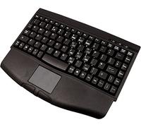 Accuratus 540 - USB Mini Keyboard with Touchpad, Black