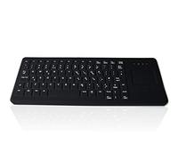 Accuratus AC82B - PS2 IP68 Fully Sealed Washable Mini Scissor Key Keyboard with Touchpad