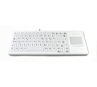 Accuratus AC82B - USB IP68 Fully Sealed Washable Mini Scissor Key Keyboard with Touchpad