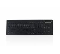Accuratus Accumed 104V2 - USB 105 Key Sealed IP68 Smart Card Reader Medical Keyboard - Black