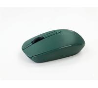 Accuratus Bio M100 Multidevice Wireless Mouse - Multidevice Dual Bluetooth 5.1 & RF 2.4GHz Full Size Biodegradable Plant Based Resin Mouse - Forest Green