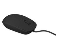 Accuratus Bioplastic M100 Mouse - USB Wired Full Size Mouse with Biodegradable Case & Buttons (Black)