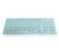 Accuratus Image ECO Step One Wheat keyboard Universal RF Wireless + Bluetooth QWERTY UK English Blue