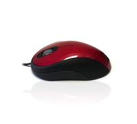 Accuratus Image Red - USB Full Size Computer Mouse with Glossy Finish